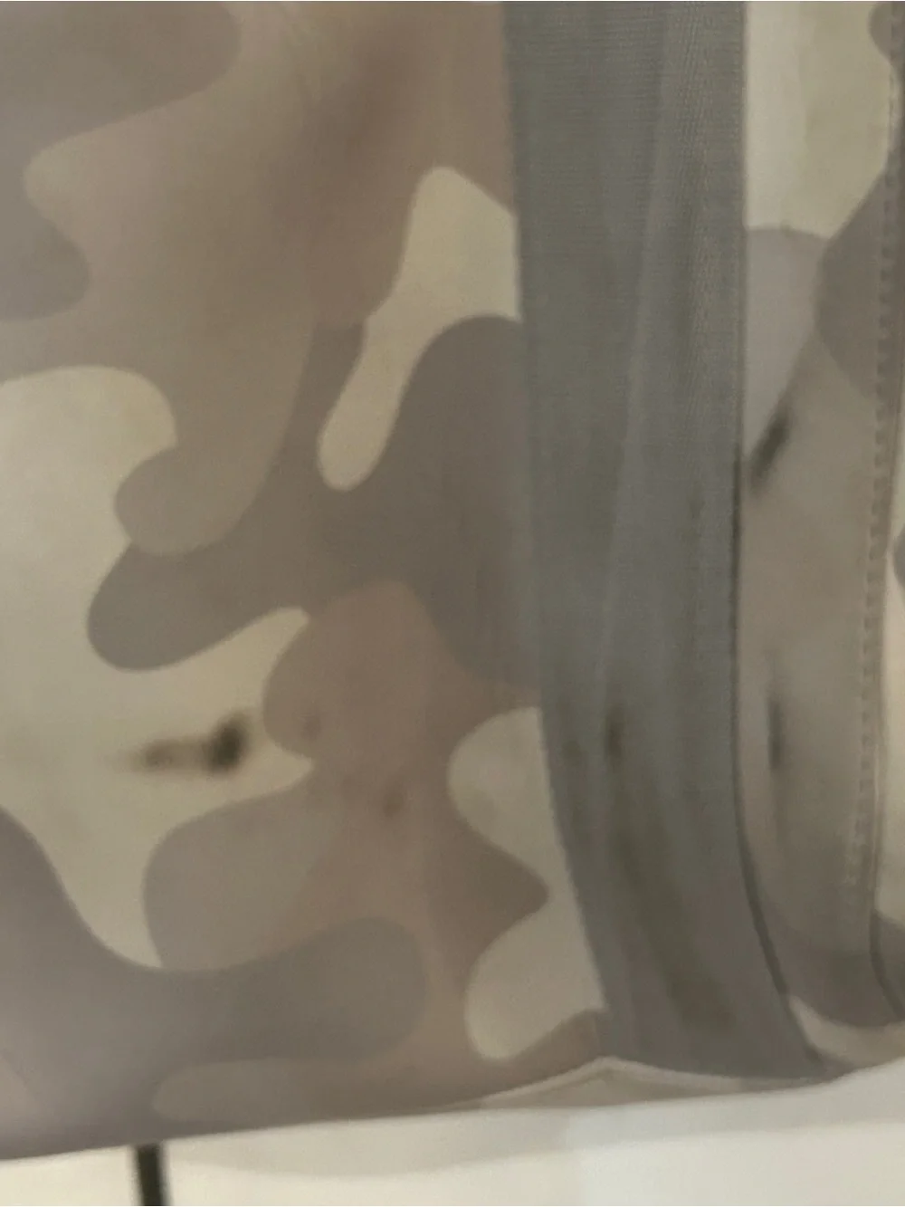 Dagne Dover Camouflage Neoprene Tote in Taupe & Gray